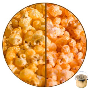3 1/2 Gallon Golden Popcorn Tin - 2 Savory Flavors