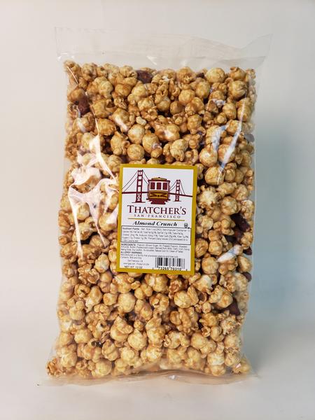 12OZ Almond Crunch Caramel Popcorn Large Bags